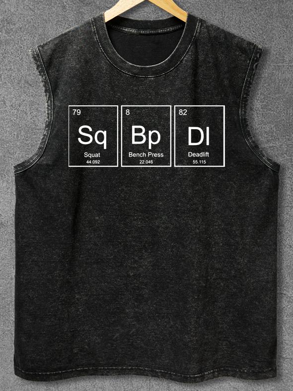 SQ BP DL Washed Gym Tank