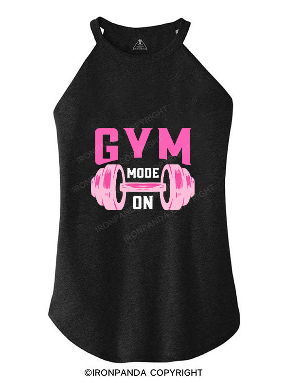 GYM MODE ON TRI ROCKER COTTON TANK