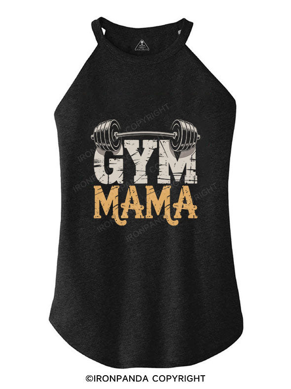 GYM MAMA TRI ROCKER COTTON TANK