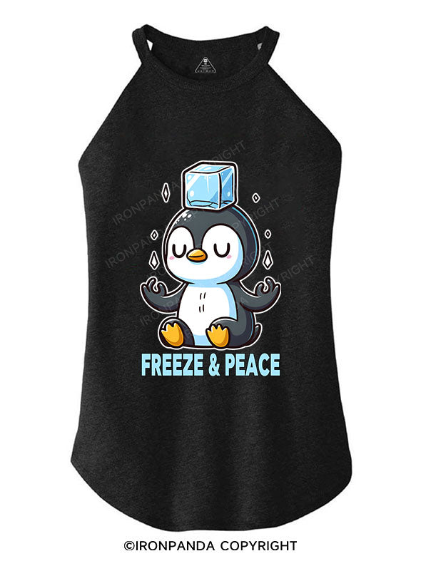 FREEZE & PEACE TRI ROCKER COTTON TANK