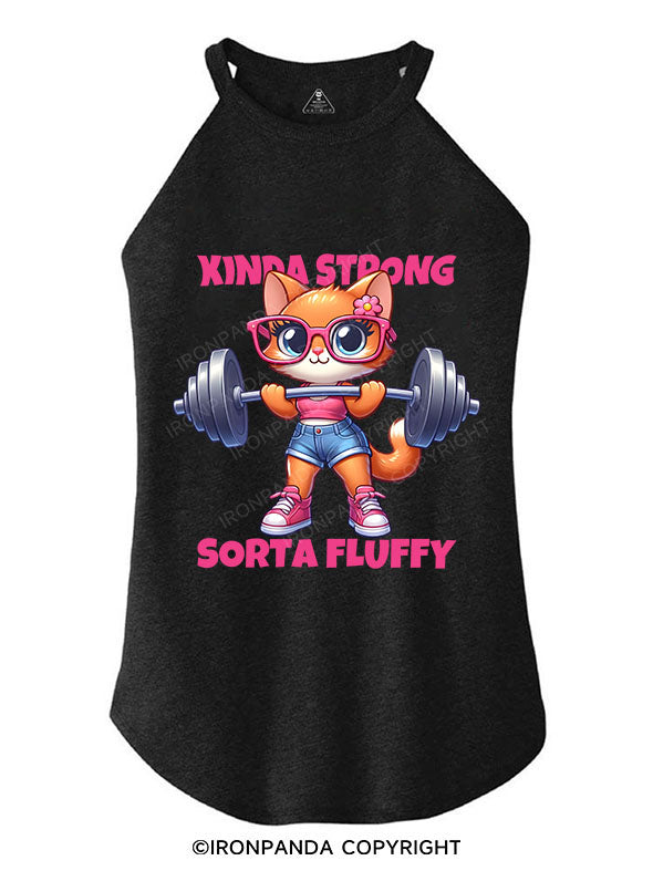 KINDA STRONG, SORTA FLUFFY TRI ROCKER COTTON TANK