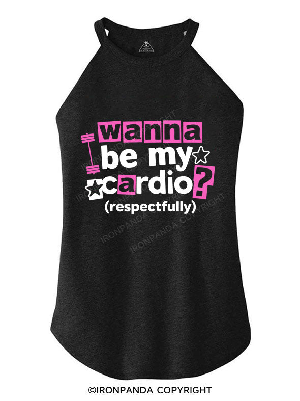 Wanna be my cardio？ ROCKER COTTON TANK