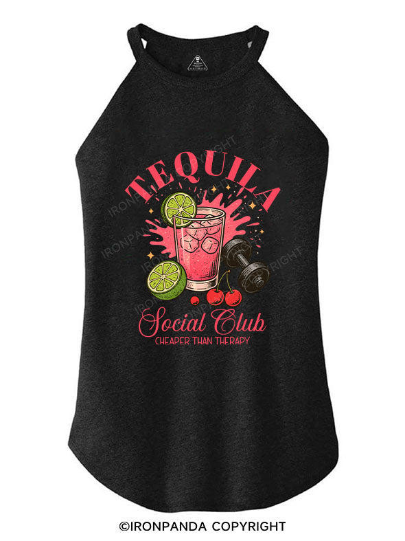 Tequila Social Club TRI ROCKER COTTON TANK
