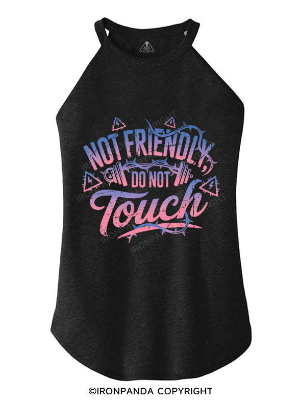 Not friendly, do not touch ROCKER COTTON TANK