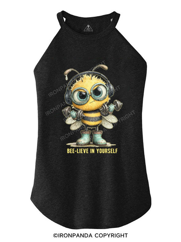 BEE-LIEVE IN YOURSELF ROCKER COTTON TANK