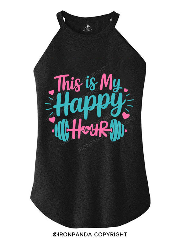 This Is My Happy Hour ROCKER COTTON TANK