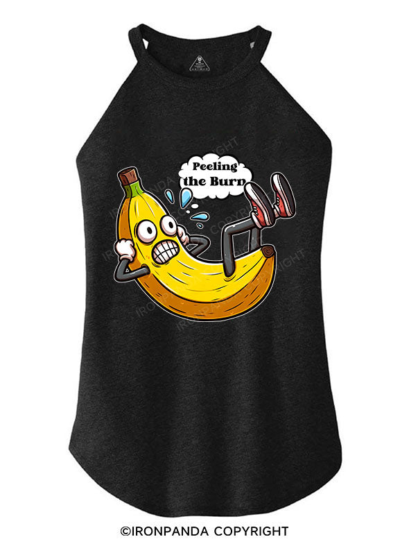 PEELING THE BURN TRI ROCKER COTTON TANK