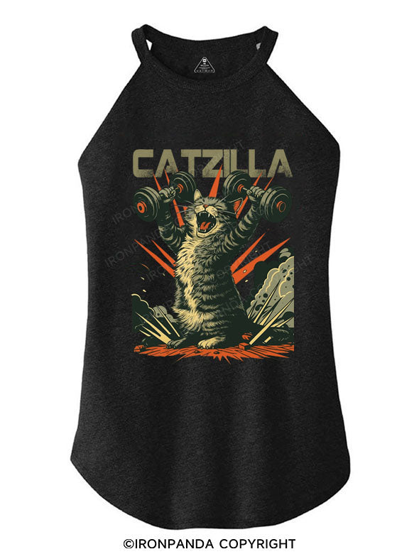 CATZILLA TRI ROCKER COTTON TANK