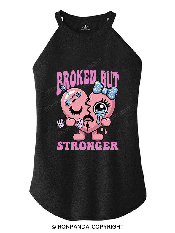 BROKEN BUT STRONGER TRI ROCKER COTTON TANK