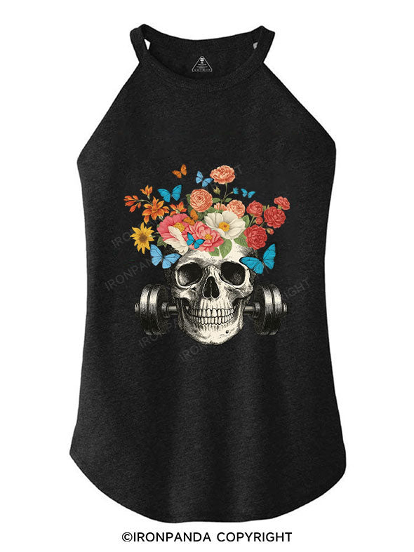 BLOOM THROUGH STRENGTH TRI ROCKER COTTON TANK