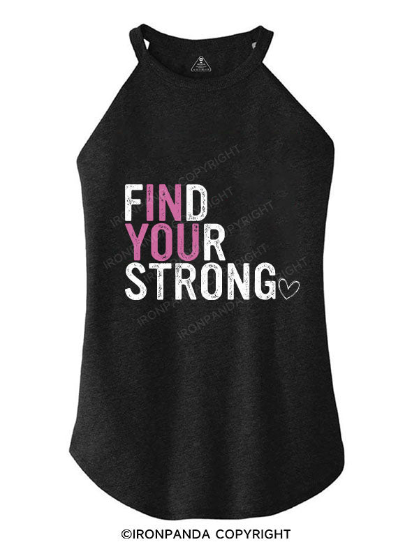 FIND YOUR STRONG ROCKER COTTON TANK