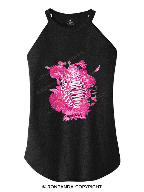 GYM HEALS TRI ROCKER COTTON TANK
