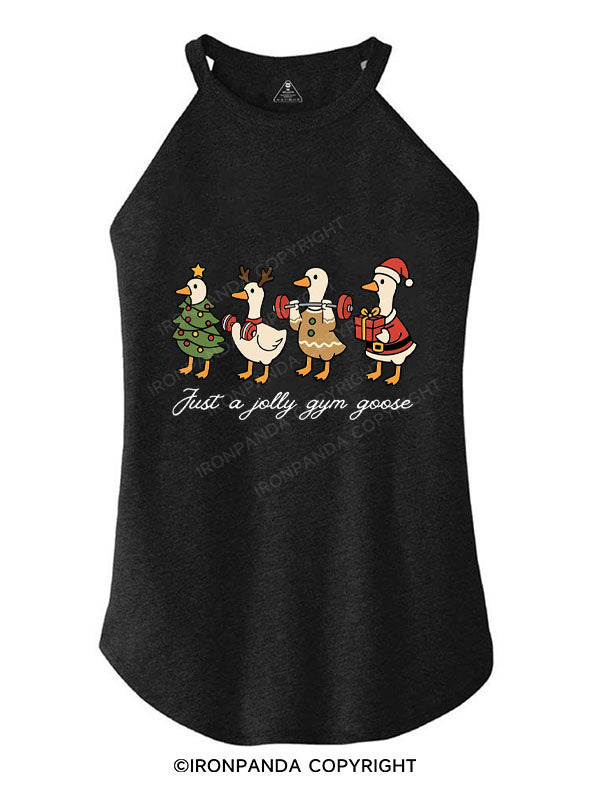 JUST A JOLLY GYM GOOSE ROCKER COTTON TANK