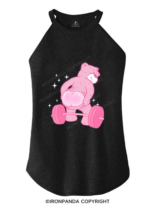 BEAR BOOTY GAINS TRI ROCKER COTTON TANK