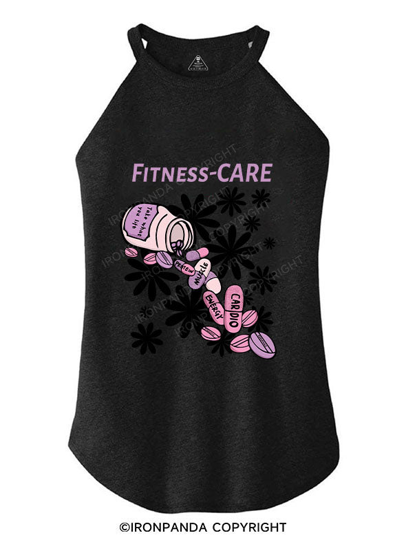 FITNESS-CARE TRI ROCKER COTTON TANK
