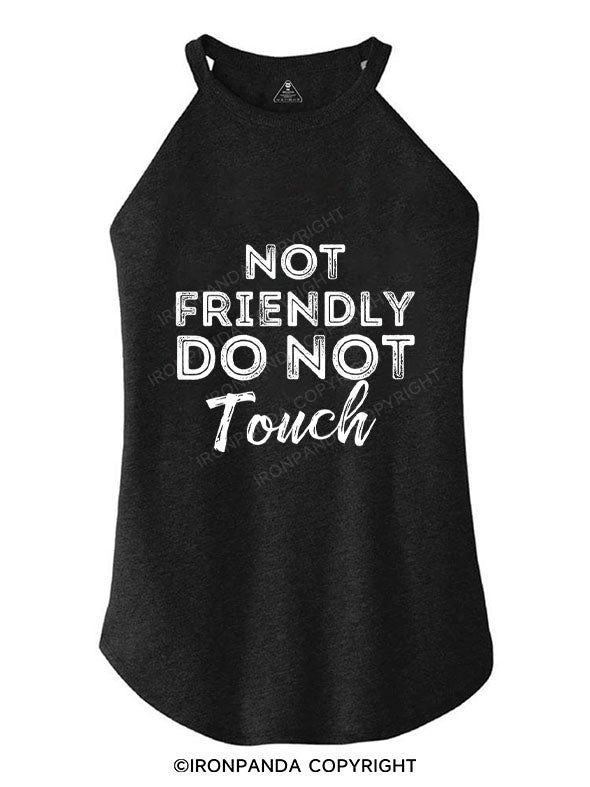 Not friendly, do not touch ROCKER COTTON TANK