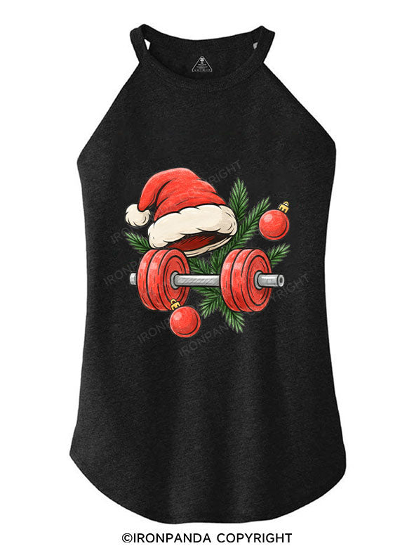HO HO HO, TIME TO LIFT! ROCKER COTTON TANK