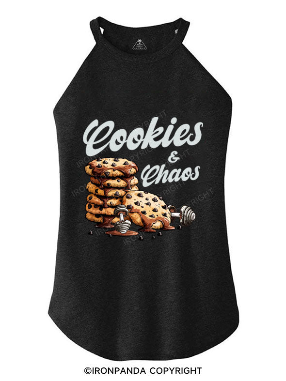 COOKIES & CHAOS TRI ROCKER COTTON TANK