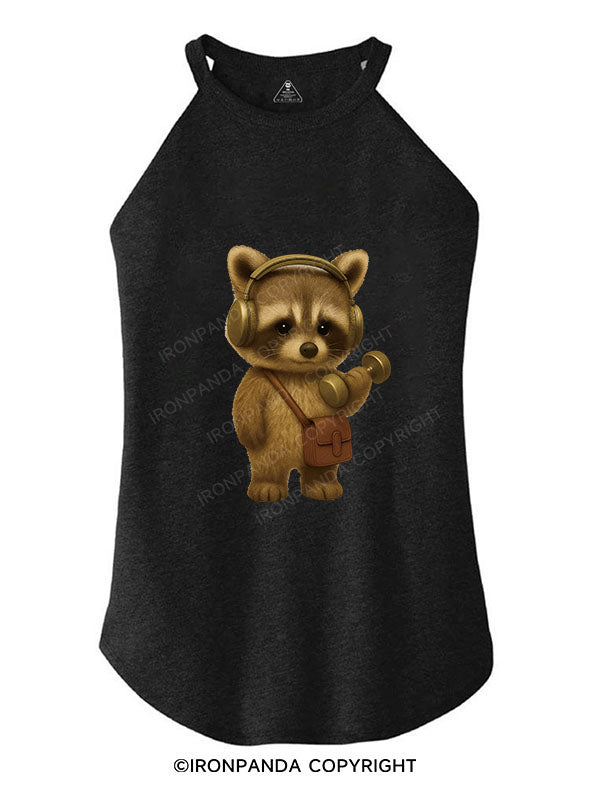 RACCOON RHYTHM REPS TRI ROCKER COTTON TANK