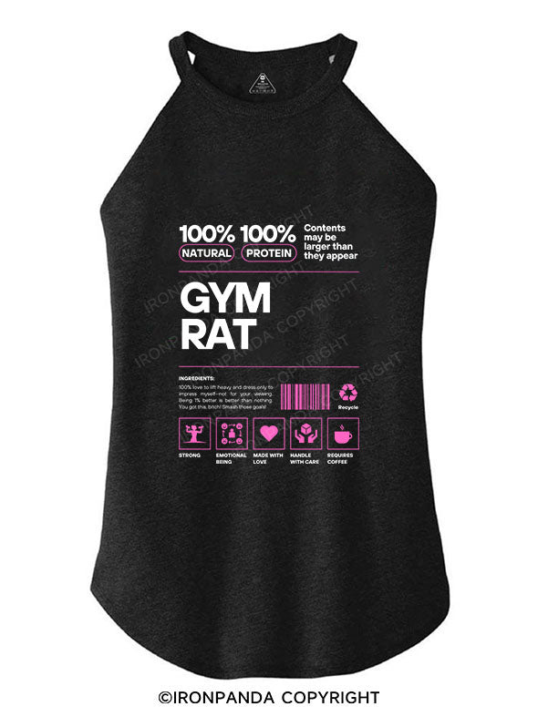 GYM RAT TRI ROCKER COTTON TANK