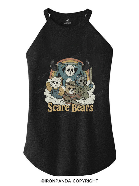SCARE BEARS TRI ROCKER COTTON TANK