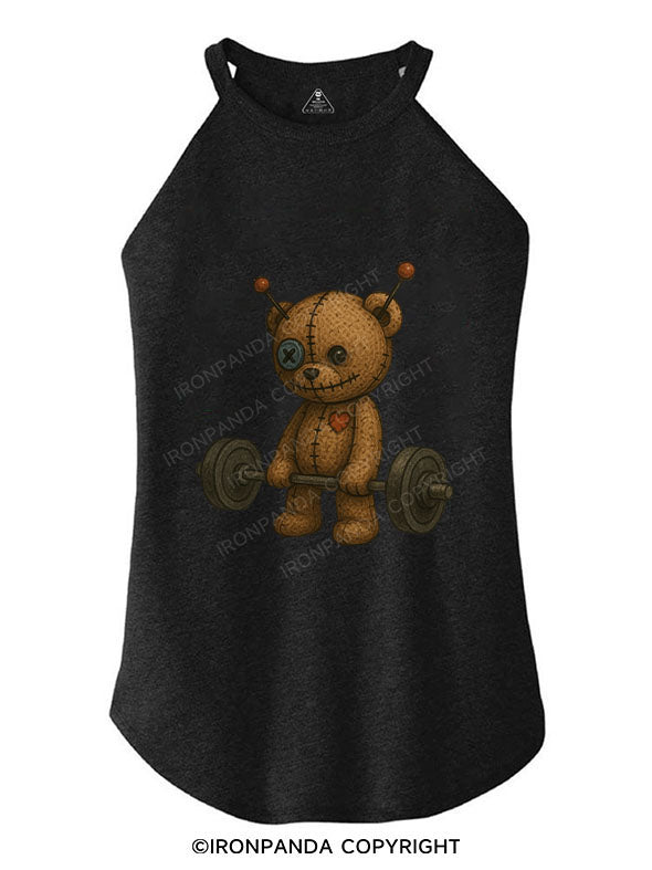 Cuddly but Mighty TRI ROCKER COTTON TANK