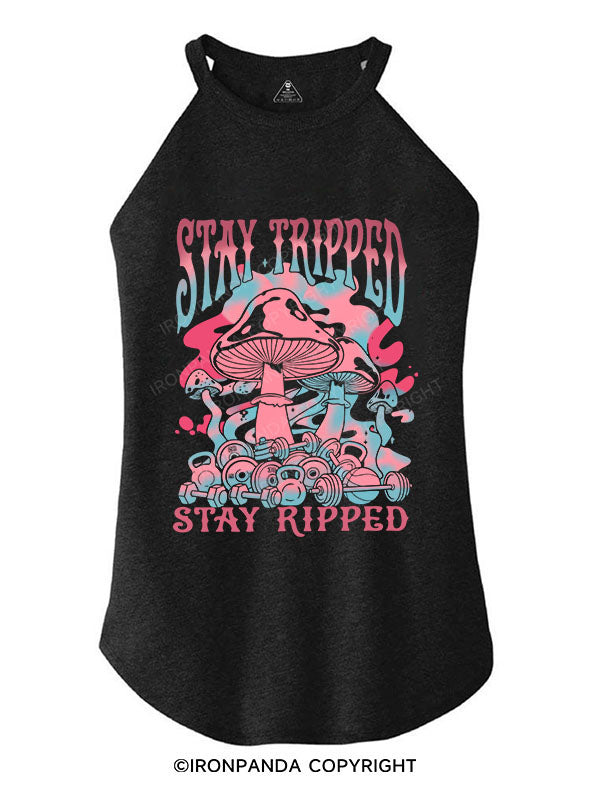 STAY TRIPPED, STAY RIPPED ROCKER COTTON TANK