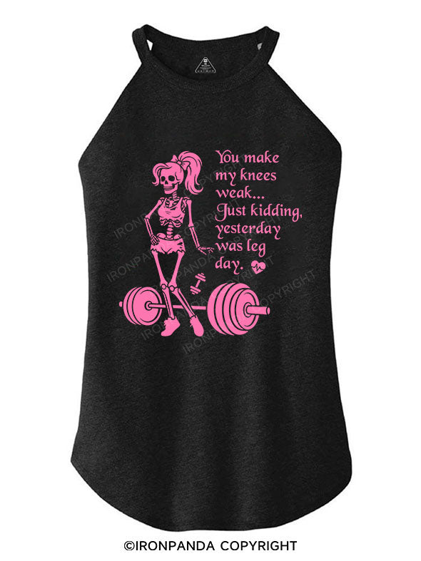 When Fitness Meets Flirt ROCKER COTTON TANK