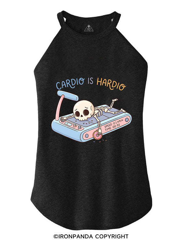 CARDIO IS HARDIO ROCKER COTTON TANK