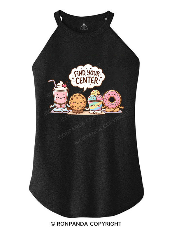 Find Your Center ROCKER COTTON TANK