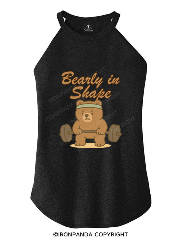 BEARLY IN SHAPE TRI ROCKER COTTON TANK