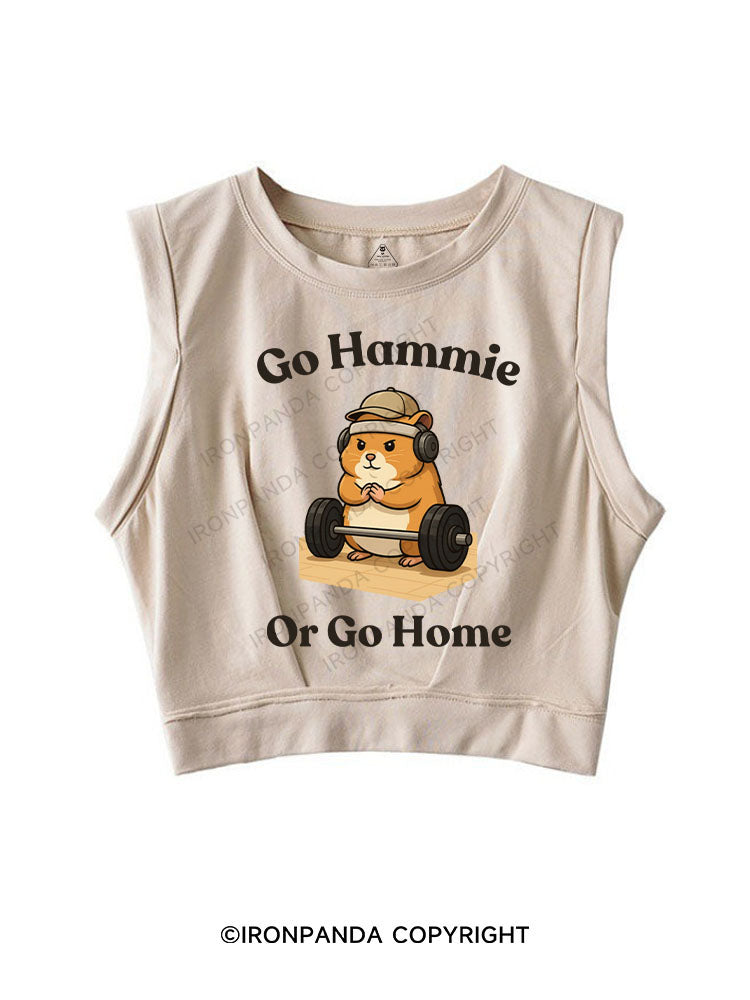 GO HAMMIE OR GO HOME SLEEVELESS CROP TOPS