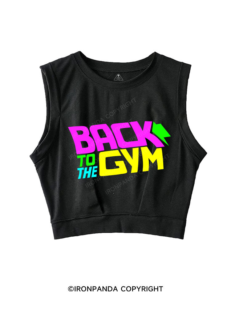 Back to the GYM Sleeveless Crop Tops