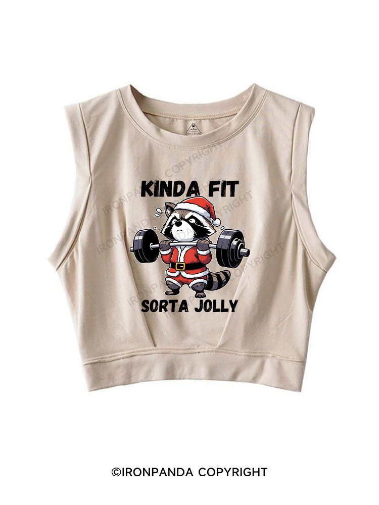 KINDA FIT SORTA JOLLY SLEEVELESS CROP TOPS