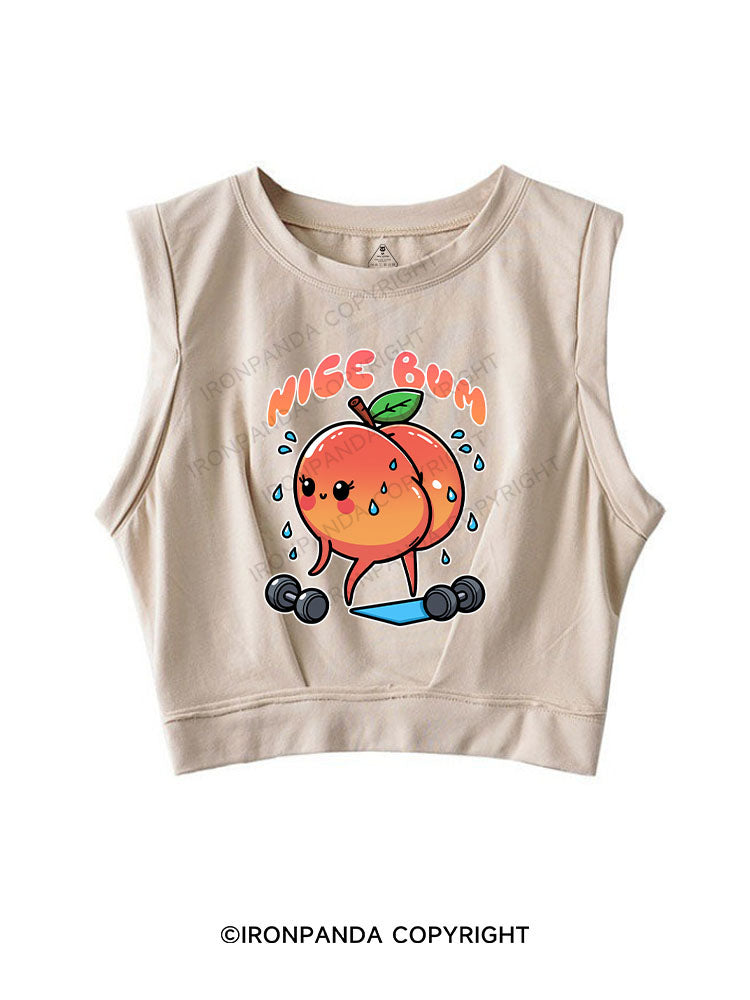 NICE BUM SLEEVELESS CROP TOPS