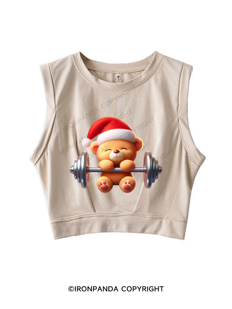 Holiday Hustle SLEEVELESS CROP TOPS