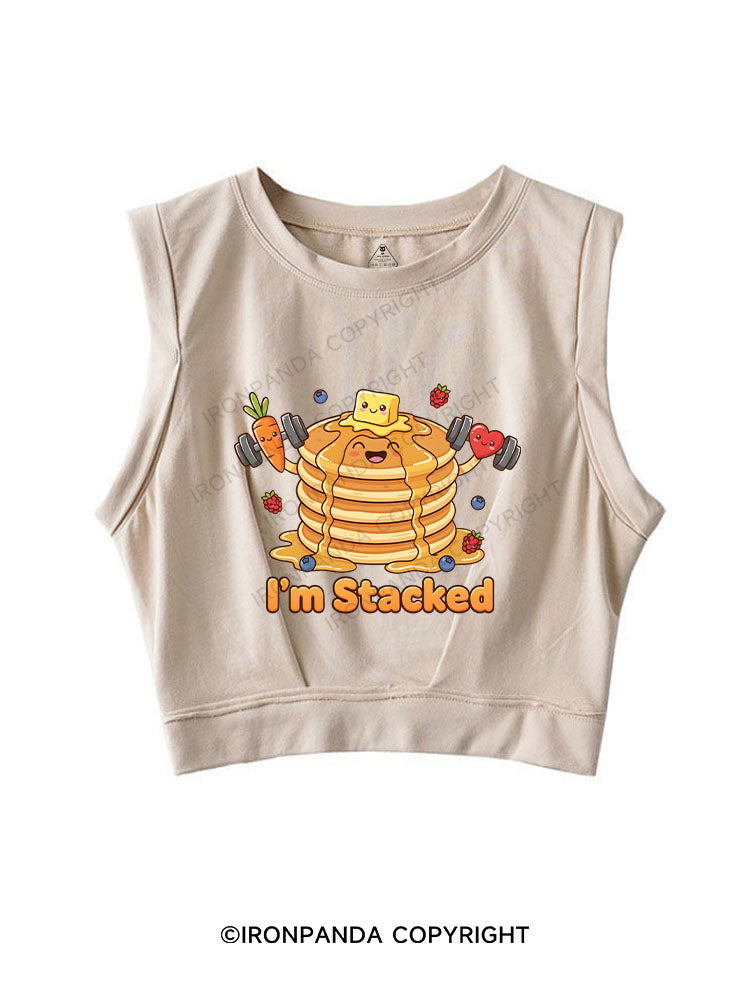 I’m Stacked SLEEVELESS CROP TOPS