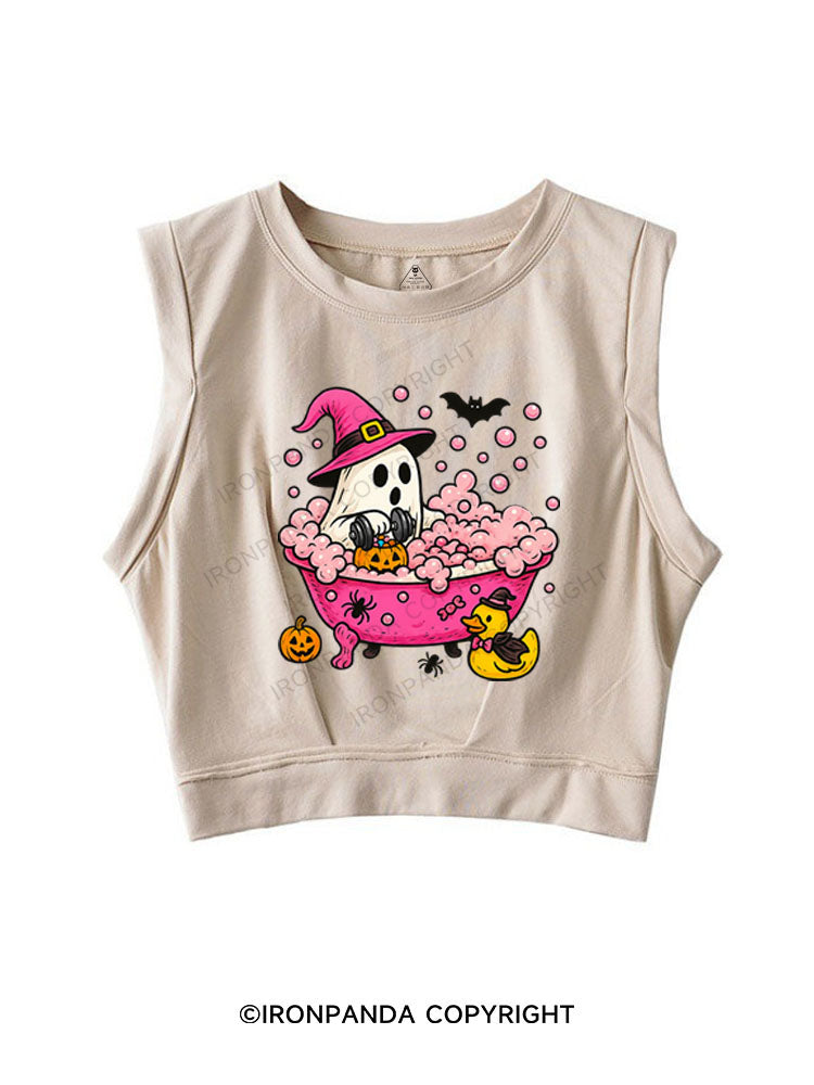 BOO-BBLE GAINS SLEEVELESS CROP TOPS