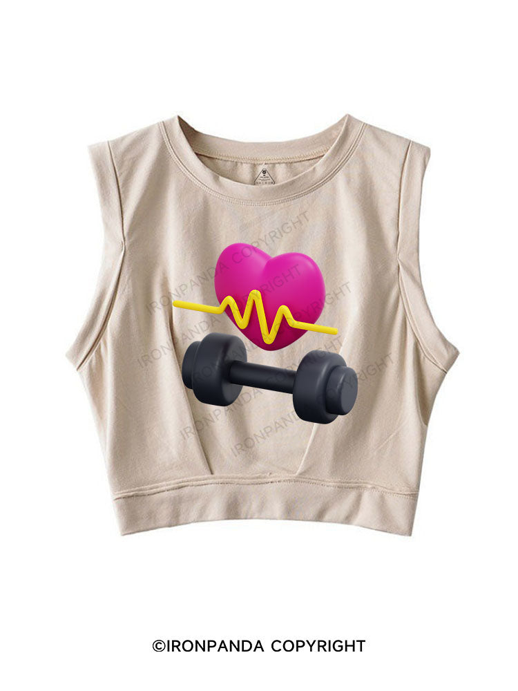RHYTHM STRENGTH SLEEVELESS CROP TOPS