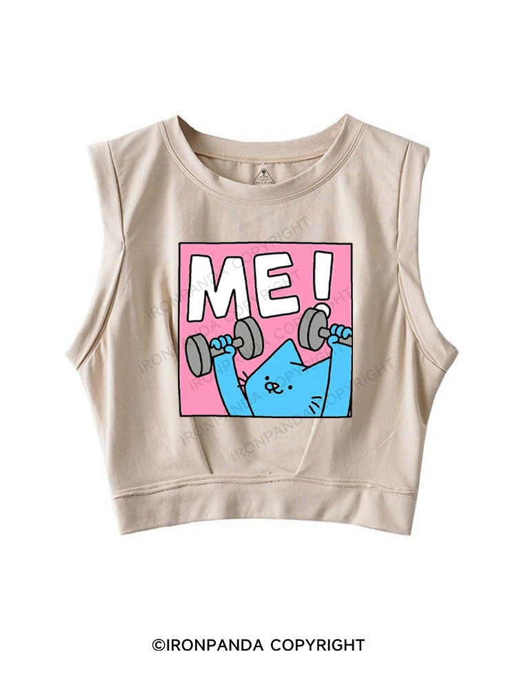 ME! SLEEVELESS CROP TOPS