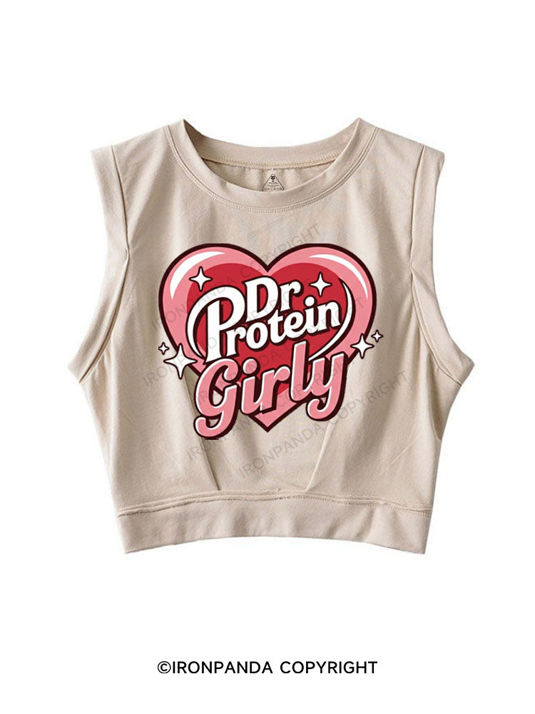 DR PROTEIN GIRLY SLEEVELESS CROP TOPS