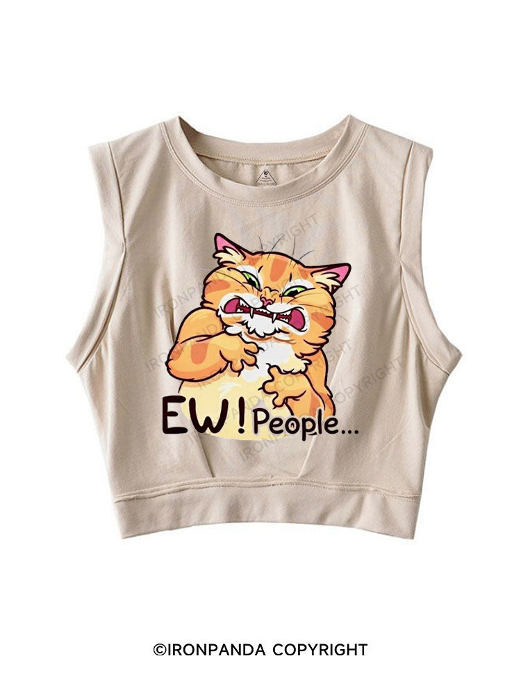 EW! PEOPLE... SLEEVELESS CROP TOPS