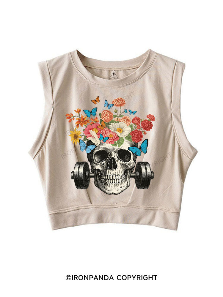 BLOOM THROUGH STRENGTH SLEEVELESS CROP TOPS