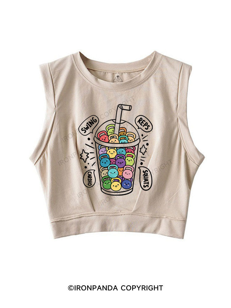 Fuel Your Strength SLEEVELESS CROP TOPS