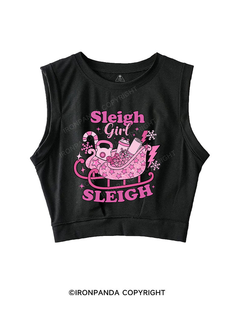 sleigh girl sleigh SLEEVELESS CROP TOPS