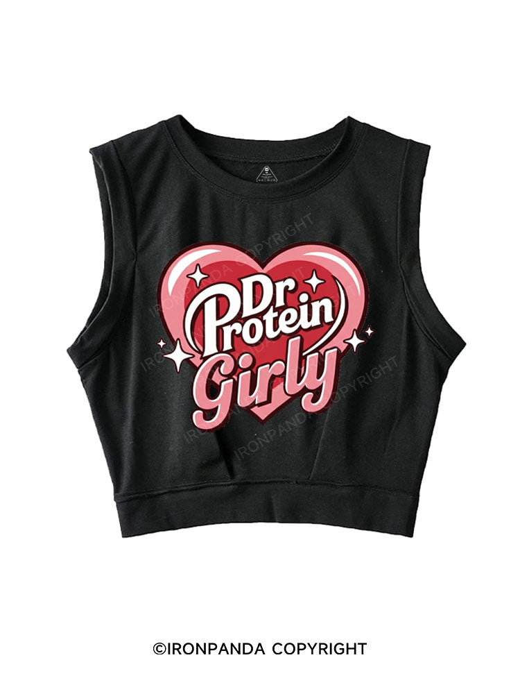 DR PROTEIN GIRLY SLEEVELESS CROP TOPS
