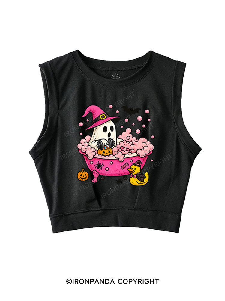 BOO-BBLE GAINS SLEEVELESS CROP TOPS