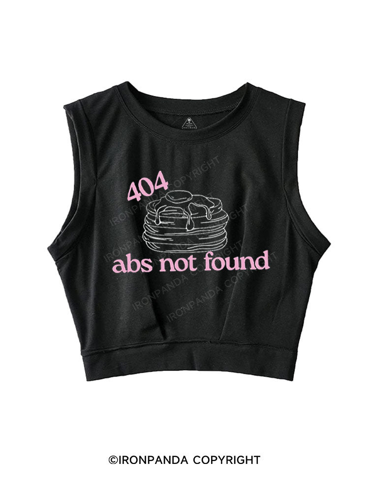 404 ABS NOT FOUND SLEEVELESS CROP TOPS