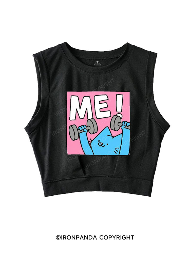 ME! SLEEVELESS CROP TOPS