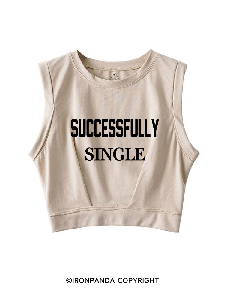 Successfully Single SLEEVELESS CROP TOPS